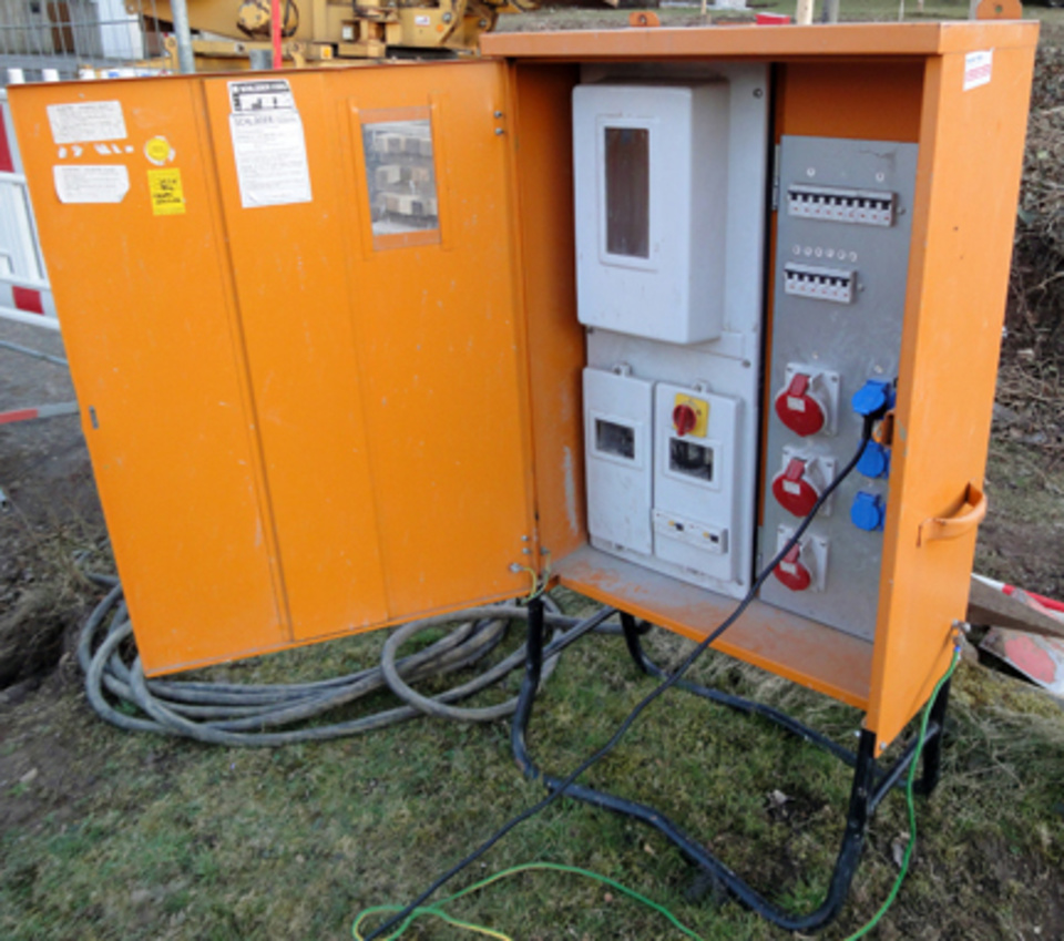 Baustromkasten bei Elektro Kunert e.K. in Lauchhammer