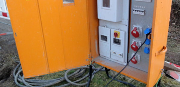 Baustrom bei Elektro Kunert e.K. in Lauchhammer
