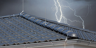 Äußerer Blitzschutz bei Elektro Kunert e.K. in Lauchhammer